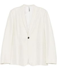Liviana Conti - Shawl Collar Single-Breasted Jacket - Lyst