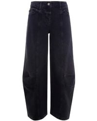Patrizia Pepe - Logo-Patch Denim Jeans - Lyst