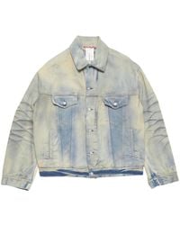 Acne Studios - Giacca In Denim - Vestibilità Oversize - Lyst