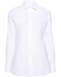 The Row - Derica Faille Shirt - Lyst