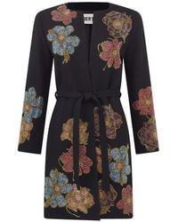 Libertine - Fleur D'Or Belted Collarless Coat - Lyst
