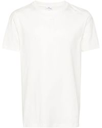 Courreges - T-shirt en coton à logo imprimé - Lyst