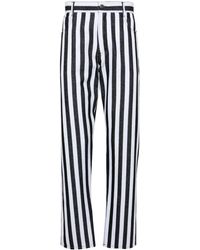 Moschino - Striped Straight-leg Trousers - Lyst