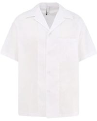 Hevò - Short-Sleeve Bowling-Collar Shirt - Lyst