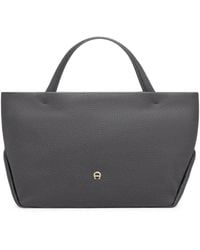 Aigner - Petit Cabas Paola En Cuir Grainé - Lyst
