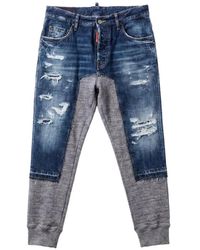 DSquared² - Vaqueros Con Paneles En Contraste - Lyst