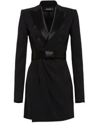 DSquared² - Double-Breasted Mini Dress - Lyst