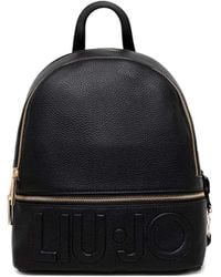 Liu Jo - Rucksack Mit Logo-Prägung - Lyst