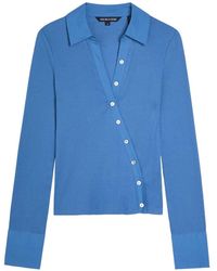 Veronica Beard - Top Sin Mangas Con Botones - Lyst
