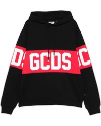 Gcds - Logo-Stripe Hoodie - Lyst