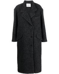 Isabel Marant - Fine-check Single-breasted Coat - Lyst