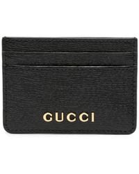 Gucci - Embellished Textured-leather Cardholder - Lyst