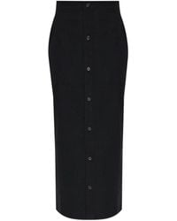 Issey Miyake - Like Torso Like Shirt Buttoned Skirt - Lyst