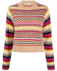 Molly Goddard - Intarsia-knit Lambs-wool Jumper - Lyst