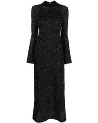 Maje - Sequin-embellished Open-back Dress - Lyst
