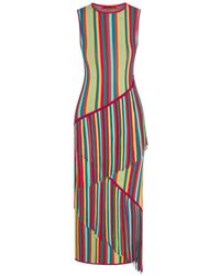 Simon Miller - Spiral-Knit Fringed Maxi Dress - Lyst