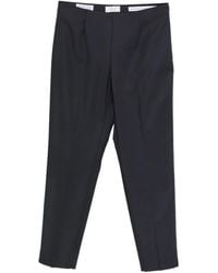 Peserico - Pressed-Crease Tapered Trousers - Lyst