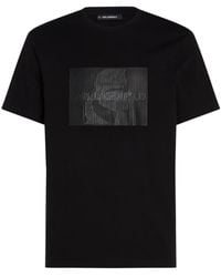 Karl Lagerfeld - T-Shirt Optical Illusion - Lyst
