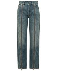Stella McCartney - Zip-Detail Straight-Leg Jeans - Lyst