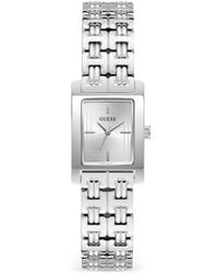 Guess - Tone Rectangle 23Mm Watch - Lyst