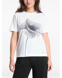 Samsøe & Samsøe - Flower-Print T-Shirt - Lyst