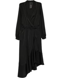RHIZOME - Morena Ruffled Asymmetric Midi Dress - Lyst