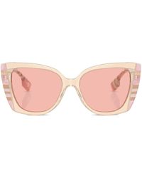 Burberry - Meryl Cat-eye Frame Sunglasses - Lyst