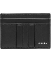 Bally - Logo-Print Leather Cardholder - Lyst
