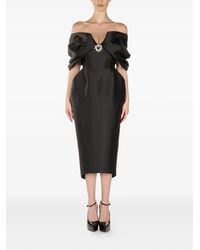 ARAFTU - Off-Shoulder Midi Dress - Lyst