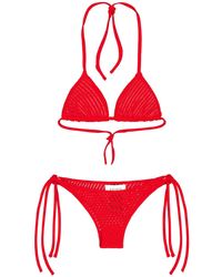 Laneus - Knitted Bikini Set - Lyst