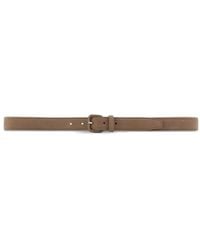 Giorgio Armani - Suede Buckle Belt - Lyst