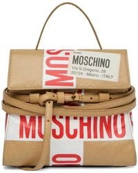 Moschino - Small Tie Me Top-Handle Tote Bag - Lyst
