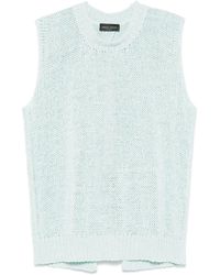 Roberto Collina - Top sin mangas de mezcla de algodón - Lyst