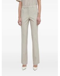 Theory - Belted-Loop Trousers - Lyst