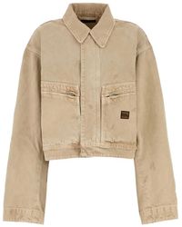 Balenciaga - Denim Jacket With A 'Vintage' Effect - Lyst