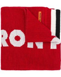 Heron Preston Sciarpa di maglia 'Dragons' - Rosso