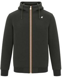 K-Way - Rainer Logo-Patch Hooded Jacket - Lyst