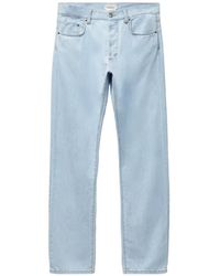 Versace - Straight Chambray Jeans - Lyst