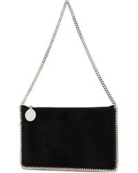 Stella McCartney - Velvet Falabella Shoulder Bag - Lyst
