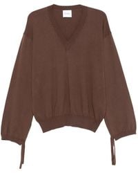 Nude - Pullover Mit V-Ausschnitt - Lyst