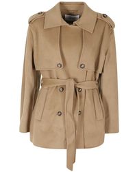 IVY & OAK - Iojunemarie Belted Double-Breasted Coat - Lyst
