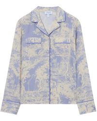 Off-White c/o Virgil Abloh - City Nature Habutai Pajamas Shirt - Lyst