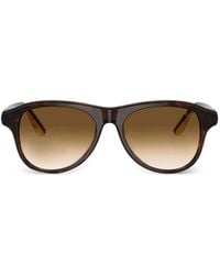 Brunello Cucinelli - Tortoiseshell Sunglasses - Lyst