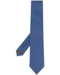 Church's Plaid print tie - Blu