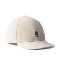 Prada - Baseballkappe Aus Gabardine - Lyst