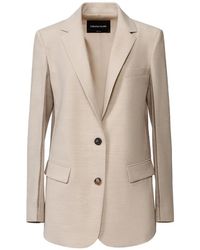 Fabiana Filippi - Blazer À Bords Ornés De Perles - Lyst