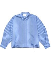 Munthe - Loasta Gestreepte Blouse Met Trekkoord - Lyst