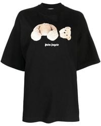 Palm Angels - Teddy Bear Cotton T-Shirt - Lyst
