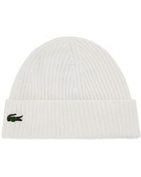 Lacoste - Bonnet À Logo - Lyst