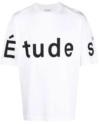 Etudes Studio - T-Shirt Mit Logo-Print - Lyst
